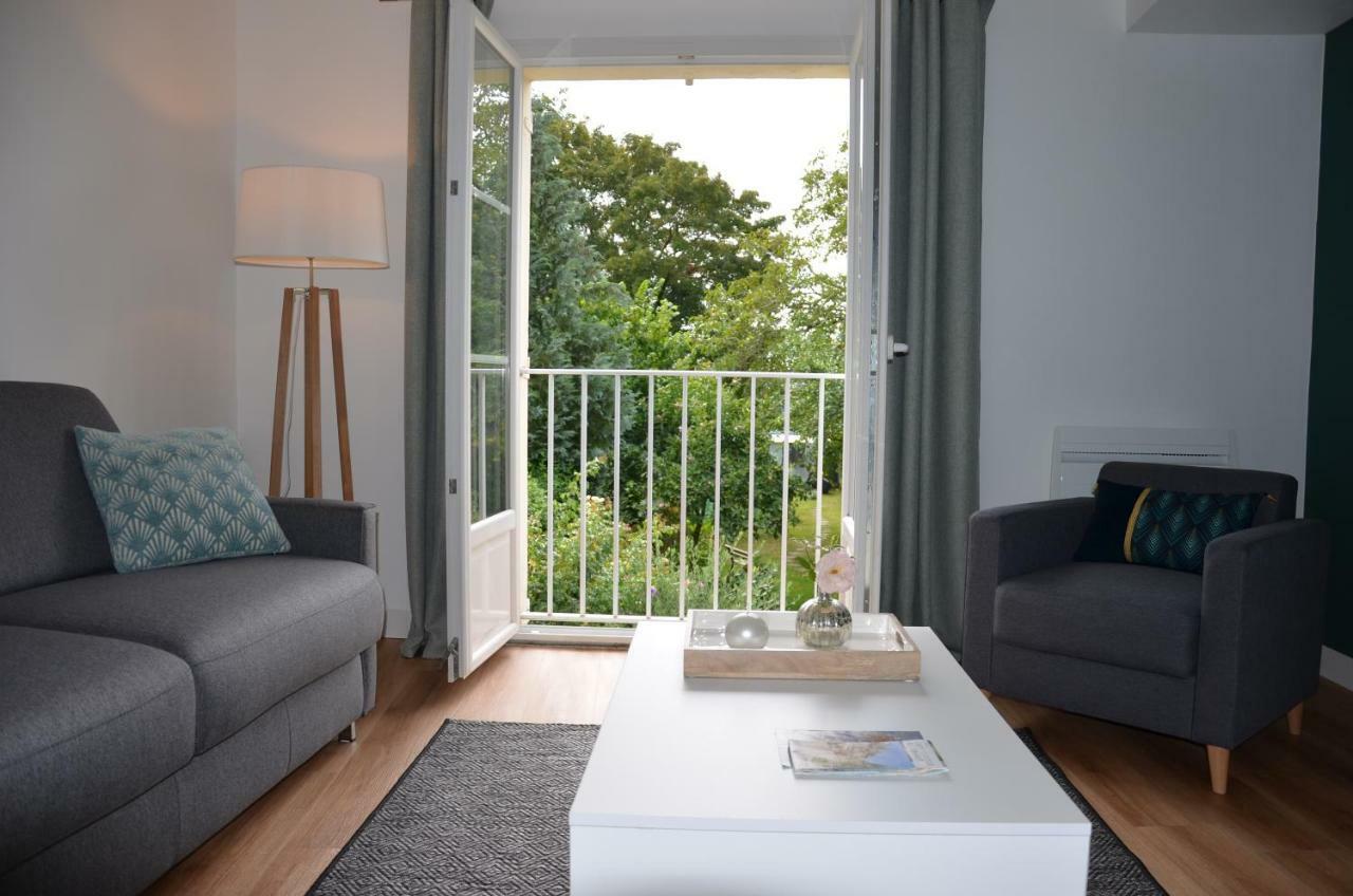 Grand T2 Port De Vannes, Vue Sur Jardin Esterno foto